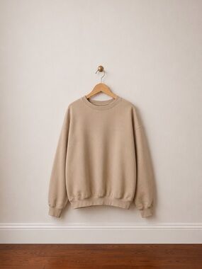 DARE 2B Oversized Neutral Beige Cozy  Sweatshirt Minimalist Lounge Pullover